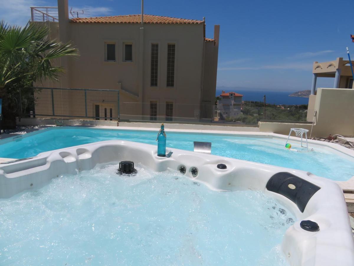 Thimari Sports & Spa With Private Pool And Jacuzzi Sounion Exterior foto